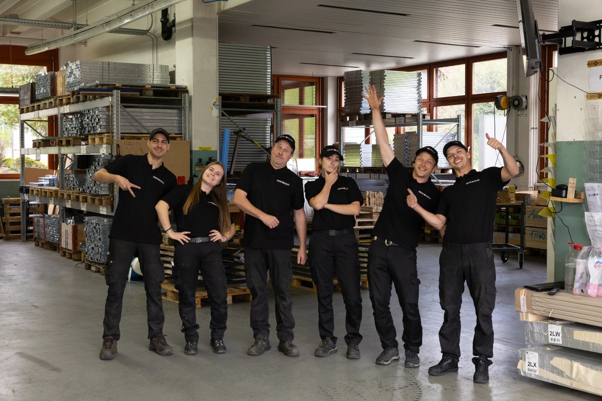 Das Team von AMBOSS Metallbau AG